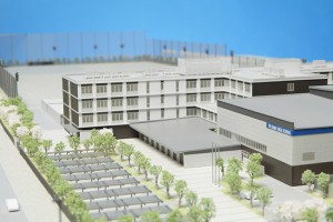 工場建築模型